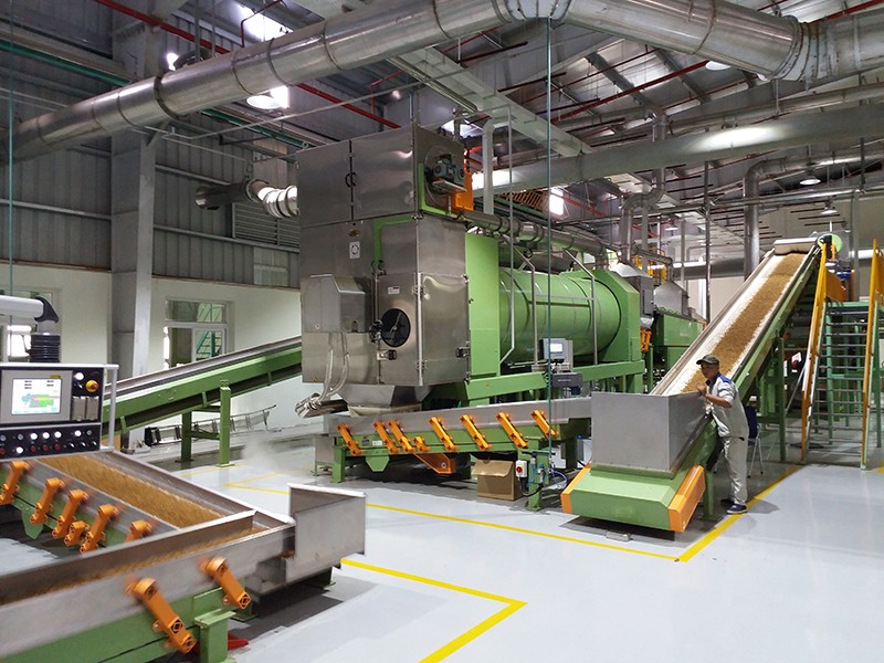 A 5000kg/h primary processing line for a company of VINATABA