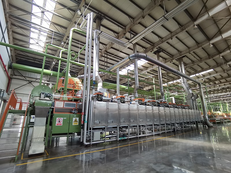 Green leaf treatment line in Yunnan Tobacco Redrying Co., Ltd (Baoshan tobacco redrying factory)